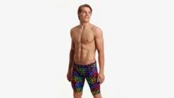Rainbow Web Mens Funky Trunks Jammer -Best Swimwear Store 017786