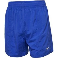 Speedo Boys Solid Leisure Shorts- Blue