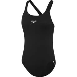 Speedo Girls Black Endurance+ Medalist One Piece