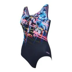 Zoggs Womens Actionback Digital Daisy 6 Zoggs Womens Actionback Digital Daisy -Best Swimwear Store 435348
