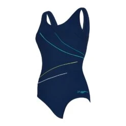 Zoggs Macmasters Scoopback Navy/Petrol -Best Swimwear Store 435371