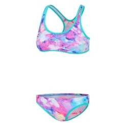 Speedo Girls Unicorn Skies Crop Set