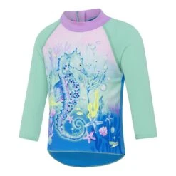 Speedo Toddler Girls Seahorse Long Sleeve Suntop