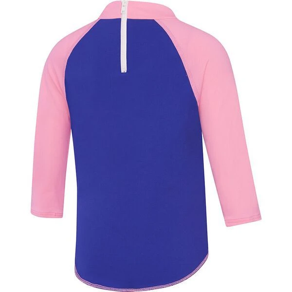 Speedo Toddler Girls Trick Bambola Logo Long Sleeve Suntop 2 Speedo Toddler Girls Trick Bambola Logo Long Sleeve Suntop - Image 2