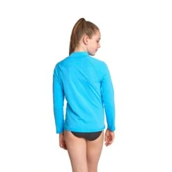 Zoggs Unisex Kids Turquoise Bells Long Sleeve Sun Top -Best Swimwear Store 7 0 7068190 3 1