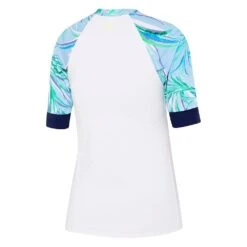 Speedo Womens ECO Agile Logo Rashie -Best Swimwear Store 7 7 7782f 7600 2