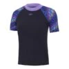 Girls Short Sleeve Print Speedo Rash Top