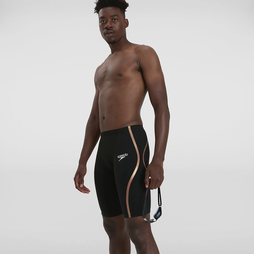 Speedo LZR Intent High Waist Jammer Black/Gold 3 Speedo LZR Intent High Waist Jammer Black/Gold - Image 3