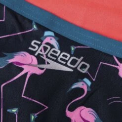 Speedo Womens Flamingo Flare Allover Vback -Best Swimwear Store 8 12843h155 8