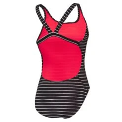 Speedo Womens Black/White Limitless Leaderback -Best Swimwear Store 8 13309g555 8
