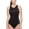 Speedo Womens Black/White Spirit Turbo Suit