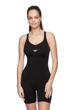 Speedo Womens Hydralift Black Legsuit