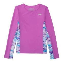 Speedo Girls Tie Dye Magic Long Sleeve Splice Rashguard -Best Swimwear Store 8 13414g834 8