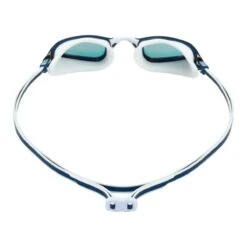 AQUA SPHERE Aquasphere Fastlane Mirror Goggle - Blue Lens - Blue-White -Best Swimwear Store aquasphere fastlane goggle blue white swimwear shack1