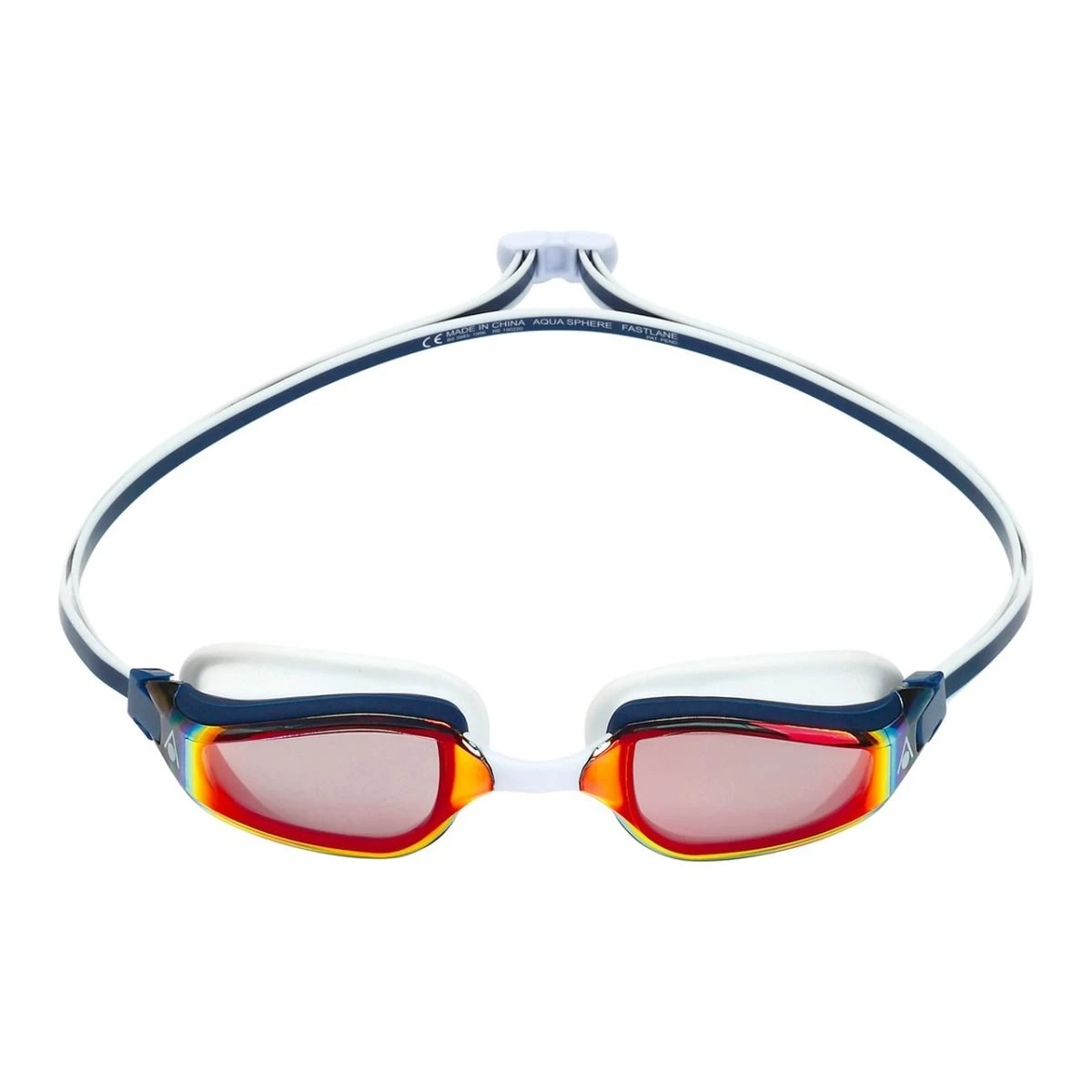 AQUA SPHERE Aquasphere Fastlane Mirror Goggle - Red Lens - Blue-Red 3 AQUA SPHERE Aquasphere Fastlane Mirror Goggle - Red Lens - Blue-Red - Image 3
