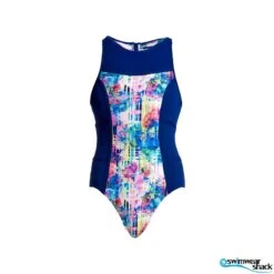 Funkita Ladies Hi Flyer One Piece Alba Wild -Best Swimwear Store f k fks003l alba wild 1119 edited