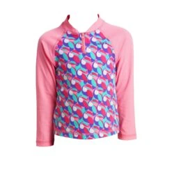 Funkita Toddler Girls Eco Tou Tou Zippy Rash Vest -Best Swimwear Store f k fks023g tou tou 8 1
