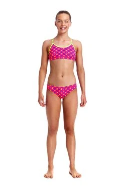 Funkita Daisy Dots Girls Racerback 2 Pce -Best Swimwear Store f s fs02g daisy dots 4089