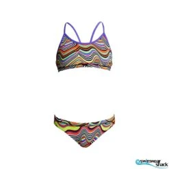 Funkita Girls Racerback Two Piece Dripping -Best Swimwear Store f s fs02g dripping 1244