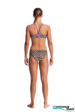 Funkita Girls Racerback Two Piece Dripping