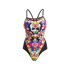 Funkita Ladies Skull Garden Single Strap One Piece 5 Funkita Ladies Skull Garden Single Strap One Piece -Best Swimwear Store f s fs15l skull garden
