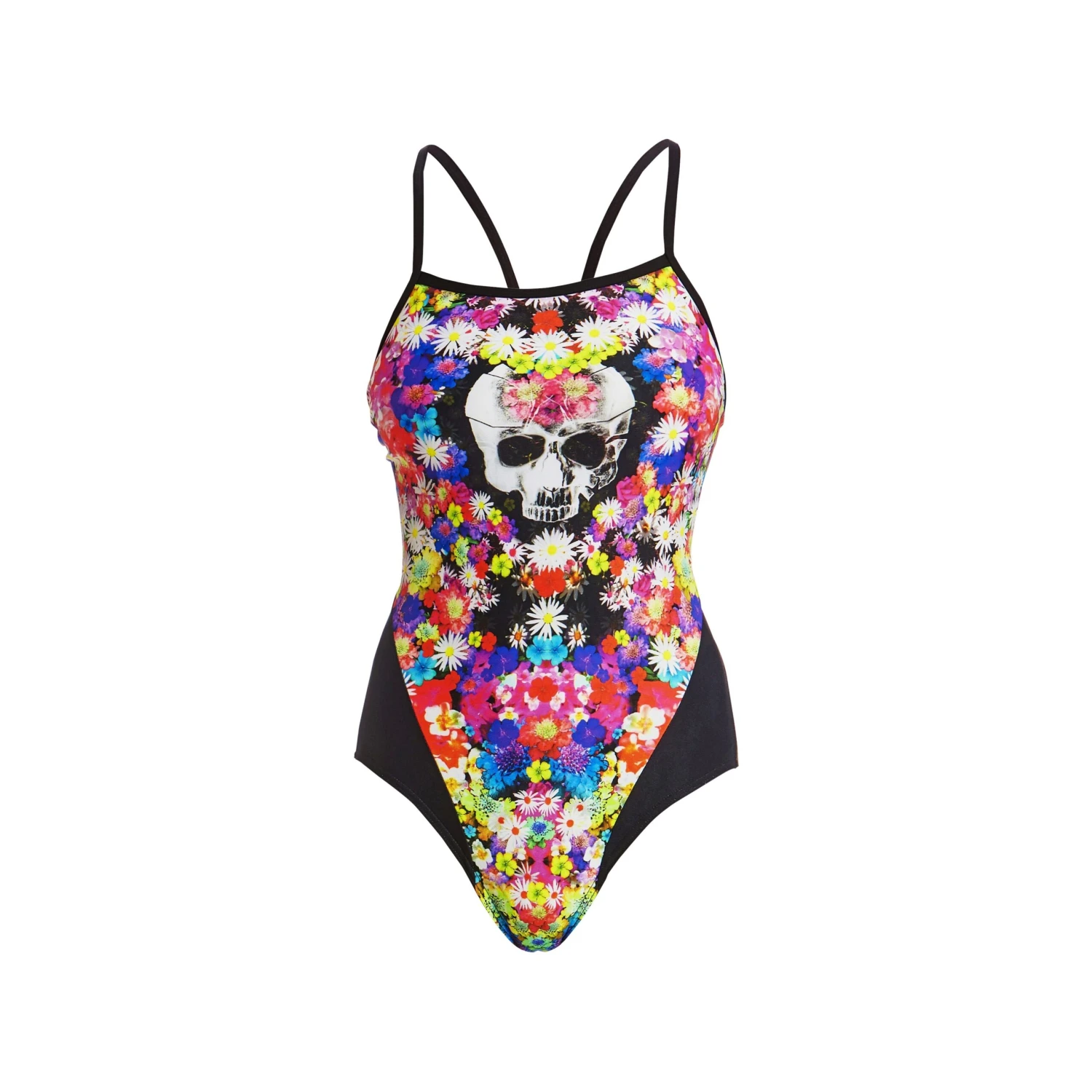 Funkita Ladies Skull Garden Single Strap One Piece 3 Funkita Ladies Skull Garden Single Strap One Piece - Image 3