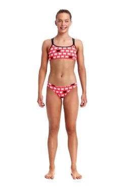 Funkita Black Sheep Girls Criss Cross 2 Pce -Best Swimwear Store f s fs33g black sheep 4187