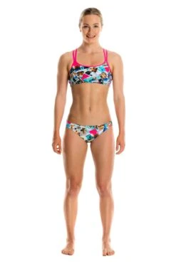 FUNKITA Pic Mix Girls Criss Cross Two Piece -Best Swimwear Store f s fs33g pic mix 004