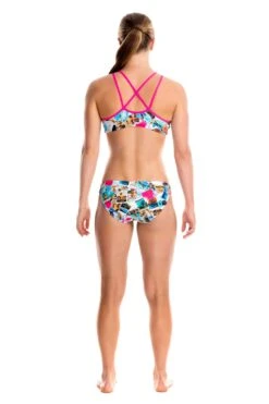 FUNKITA Pic Mix Girls Criss Cross Two Piece -Best Swimwear Store f s fs33g pic mix 006
