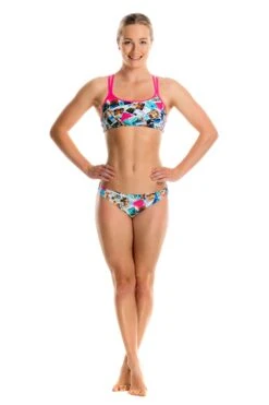 FUNKITA Pic Mix Girls Criss Cross Two Piece -Best Swimwear Store f s fs33g pic mix 008