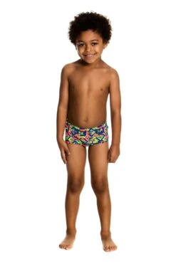 Funky Trunks Toddler Boys Clockwork Orange Printed Trunks 7 Funky Trunks Toddler Boys Clockwork Orange Printed Trunks -Best Swimwear Store f t ft32t clockwork orang 004