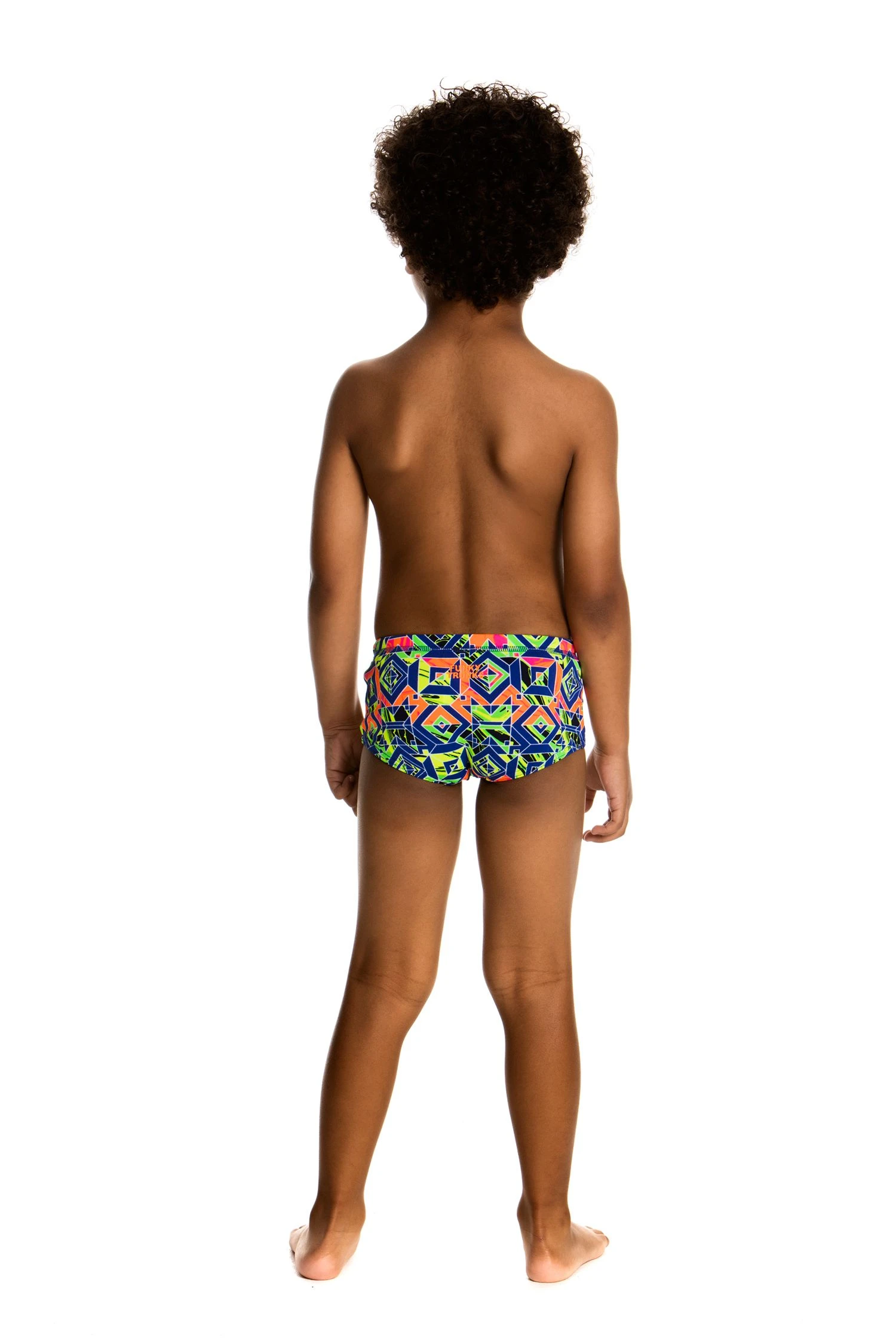 Funky Trunks Toddler Boys Clockwork Orange Printed Trunks 5 Funky Trunks Toddler Boys Clockwork Orange Printed Trunks - Image 5
