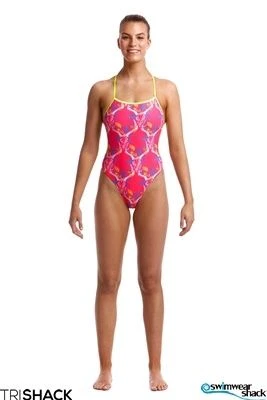 Funkita Ladies Sweet Skulls Twisted One Piece 2 Funkita Ladies Sweet Skulls Twisted One Piece - Image 2