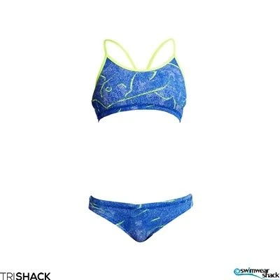 Funkita Girls Sea Salt Racerback Two Piece