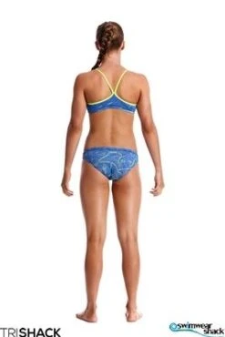 Funkita Girls Sea Salt Racerback Two Piece -Best Swimwear Store f u funkita fs02g sea salt 1578 swimwear shack tri shack