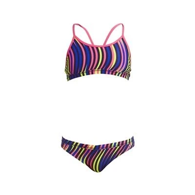 Funkita Girls Squiggle Piggle Racerback Two Piece - Image 3