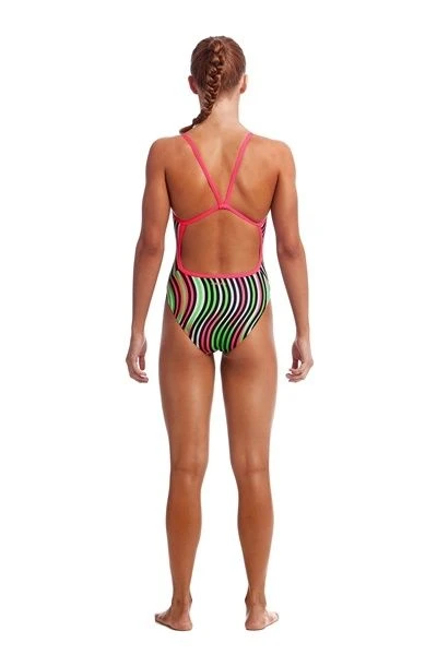Funkita Girls Tumble Turn Single Strap One Piece 1 Funkita Girls Tumble Turn Single Strap One Piece