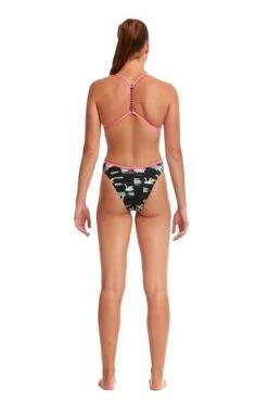 Funkita Ladies Black Swan Twisted One Piece