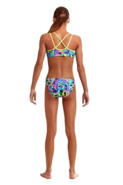 Funkita Bio Cell Girls Criss Cross Two Piece -Best Swimwear Store fs33g bio cell 02