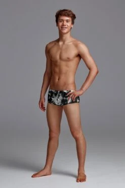 Black Tint Funky Trunks Boys Classic Trunks -Best Swimwear Store ft32b black tint 03