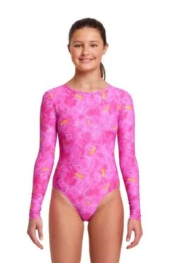 Funkita Love Lights Girls Long Shot One Piece -Best Swimwear Store funkita fks060g love lights 01 swimwear shack 1
