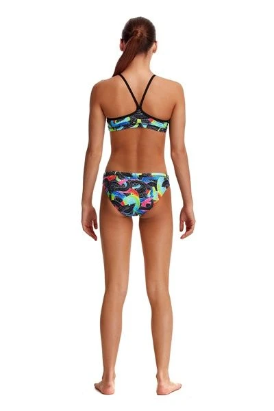 Funkita Girls Snake Pit Racerback Two Piece 2 Funkita Girls Snake Pit Racerback Two Piece - Image 2