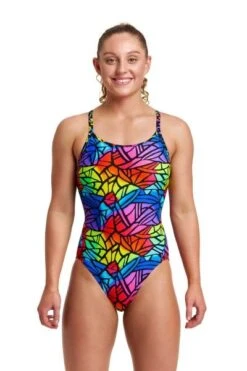 Funkita Cabbage Patch Ladies Diamond Back One Piece -Best Swimwear Store funkita fs11l cabbage patch 01 swimwear shack