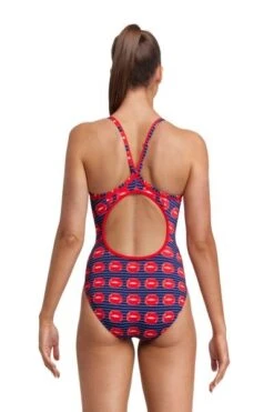 Funkita Lip Service Ladies Diamond Back One Piece -Best Swimwear Store funkita fs11l lip service 2 swimwear shack
