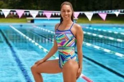 Funkita Land Lines Ladies Single Strap One Piece -Best Swimwear Store funkita fs15l land lines 01 swimwear shack 2