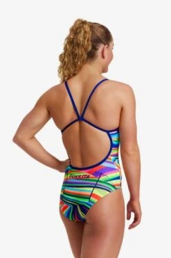 Funkita Land Lines Ladies Single Strap One Piece -Best Swimwear Store funkita fs15l land lines 6 swimwear shack