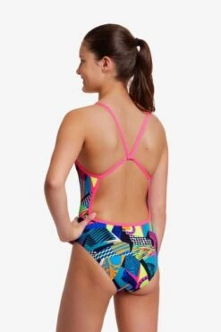 Funkita Bel Air Beats Girls Single Strap One Piece -Best Swimwear Store funkita fs16g bel air beats 4 swimwear shack