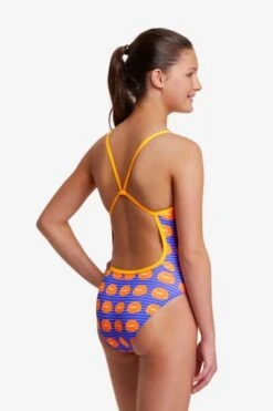 Funkita Lippy Love Girls Single Strap One Piece -Best Swimwear Store funkita fs16g lippy love 6 swimwear shack