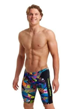 Funky Trunks Bel Air Beats Mens Training Jammers -Best Swimwear Store funky trunks ft37m bel air beats 01 swimwear shack 1