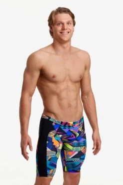 Funky Trunks Bel Air Beats Mens Training Jammers -Best Swimwear Store funky trunks ft37m bel air beats 2 swimwear shack